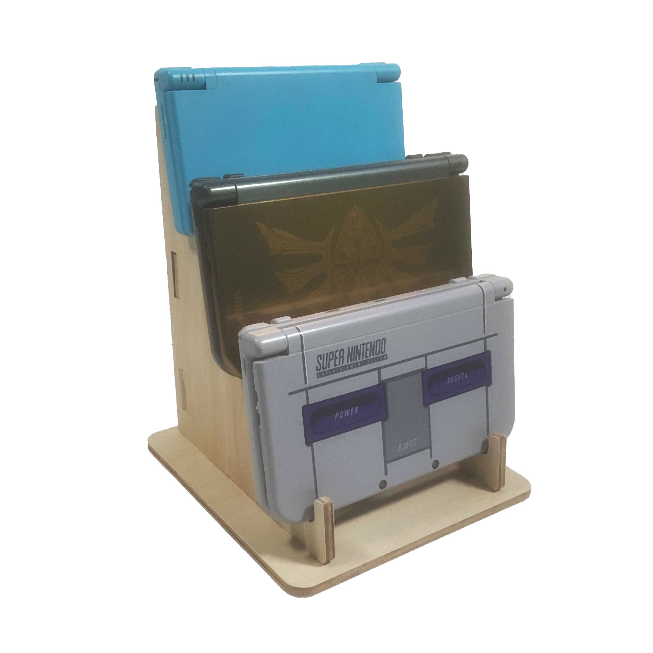 Nintendo DS/3DS Tower Stand – Holds up to 4 3DS/DSs at once!