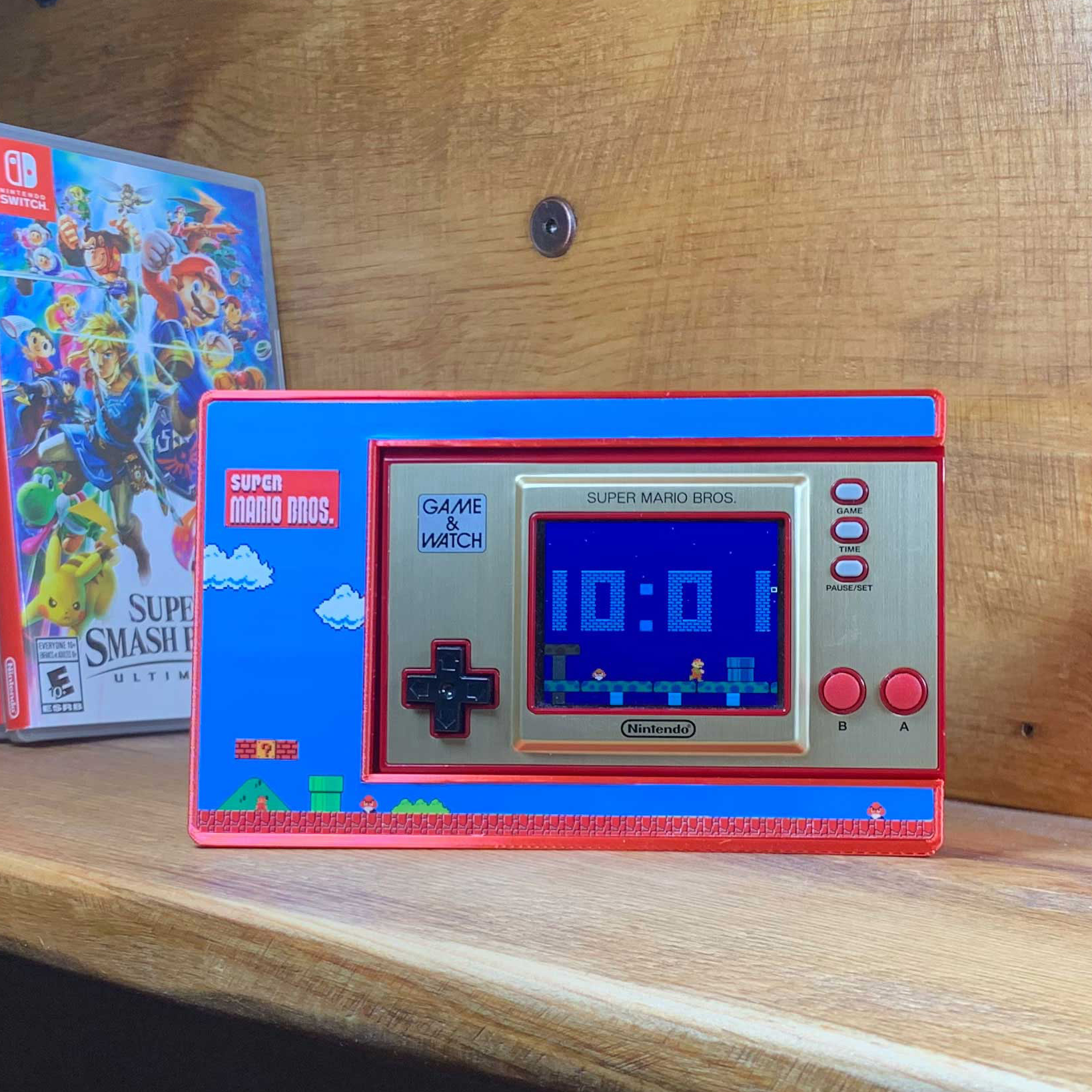 Super Mario Game & Watch Shelf mini – Wall Mount/Desk Stand