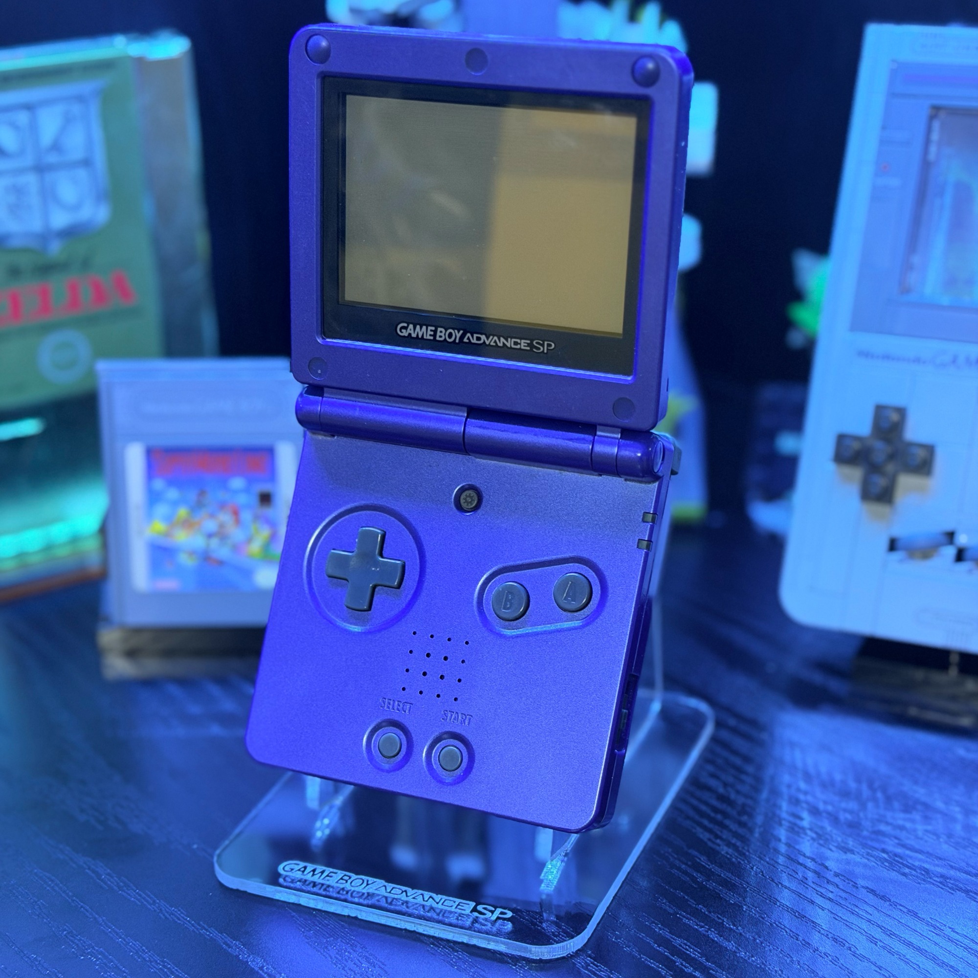 Acrylic Nintendo Game Boy Advance SP Display Stand