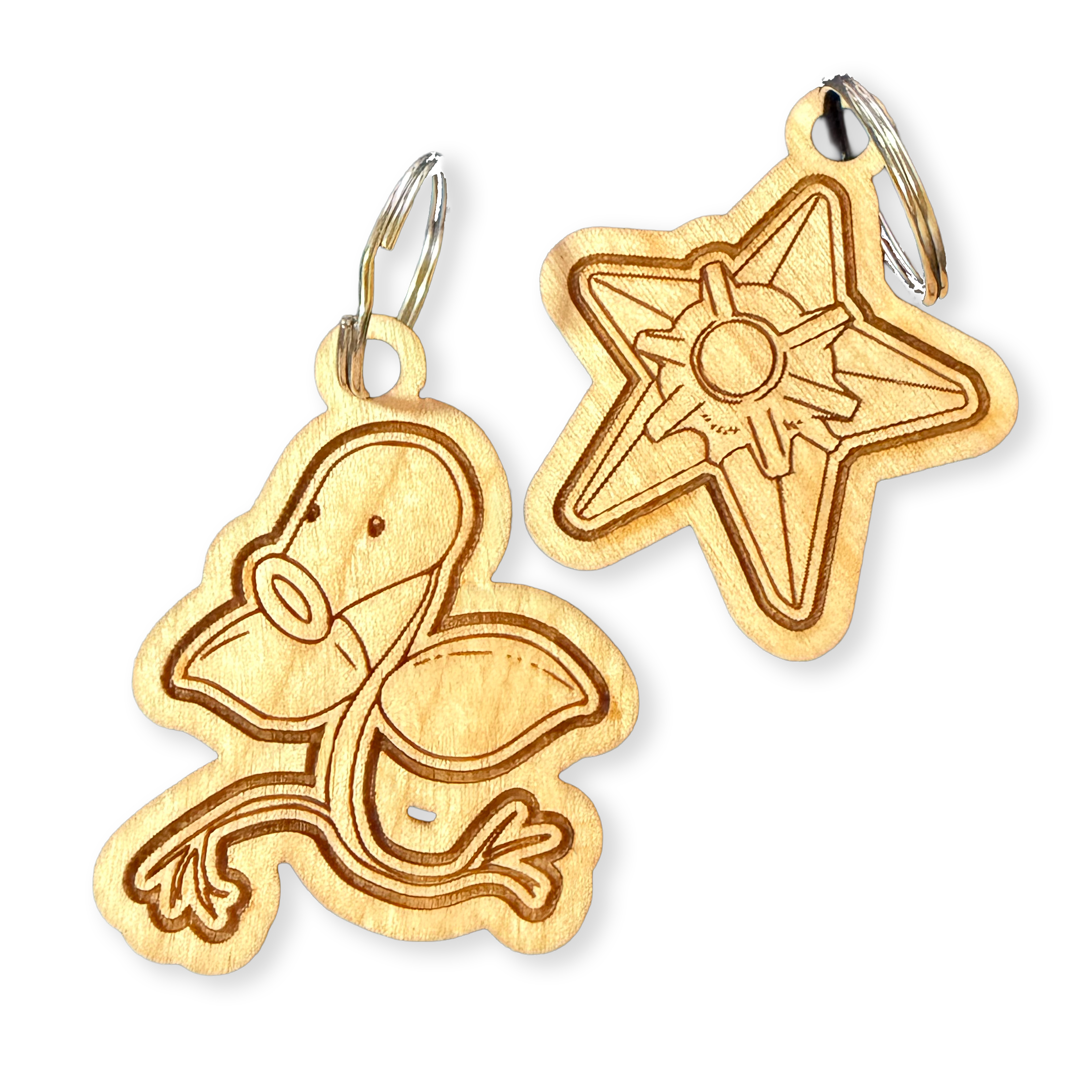 Pokemon Wood Keychains