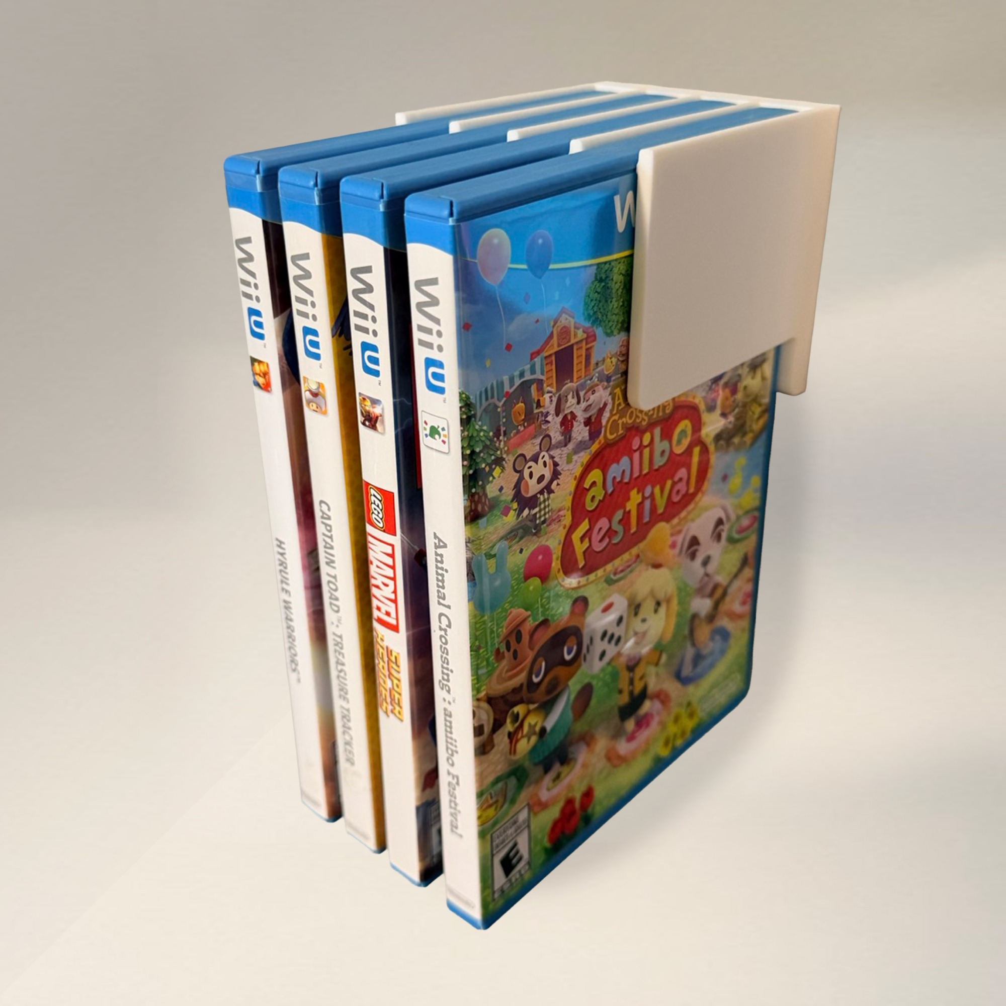 Floating Nintendo Wii & WiiU Games with Command Strips